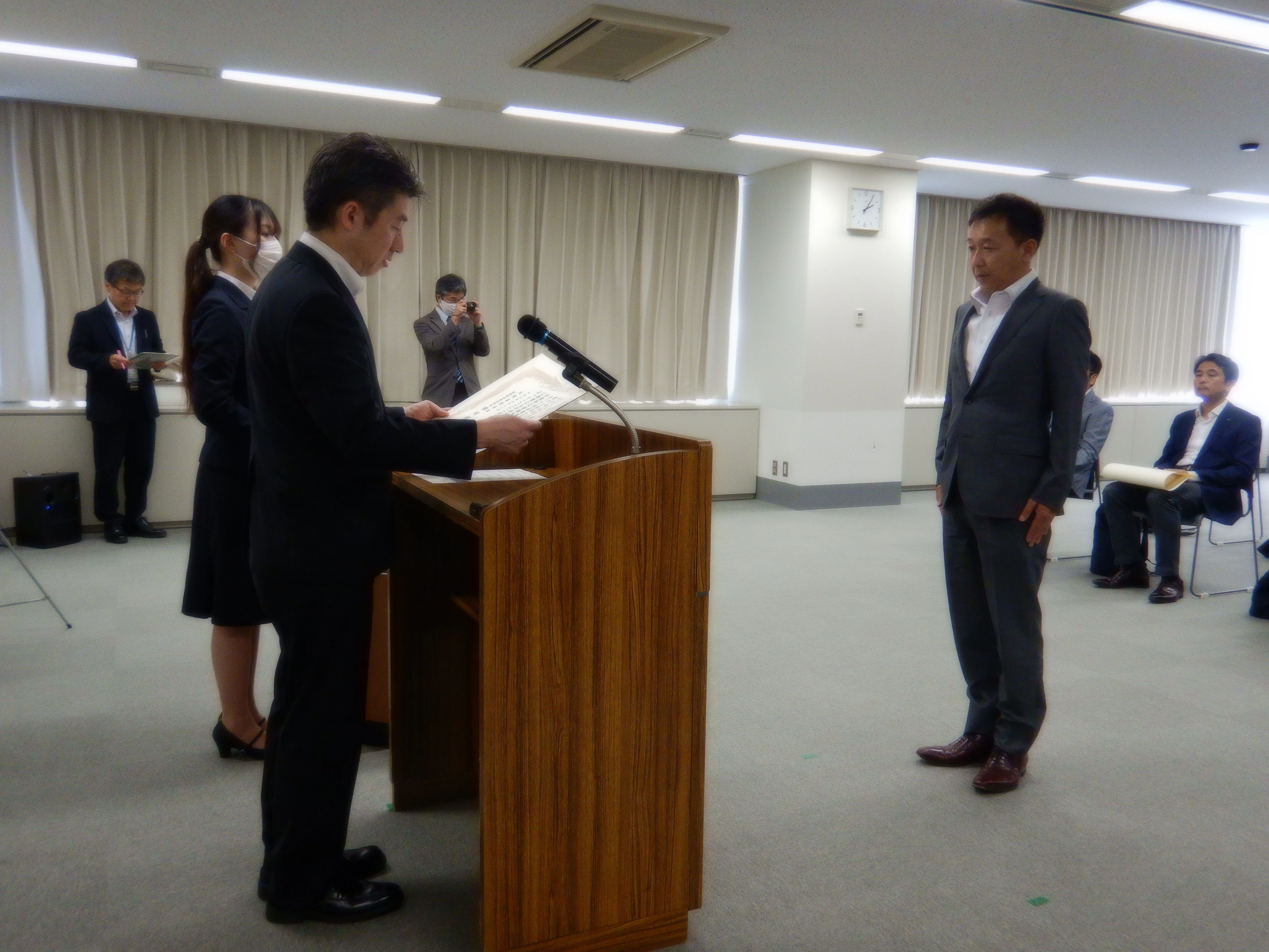 釧路開建部長表彰（六ツ崎）